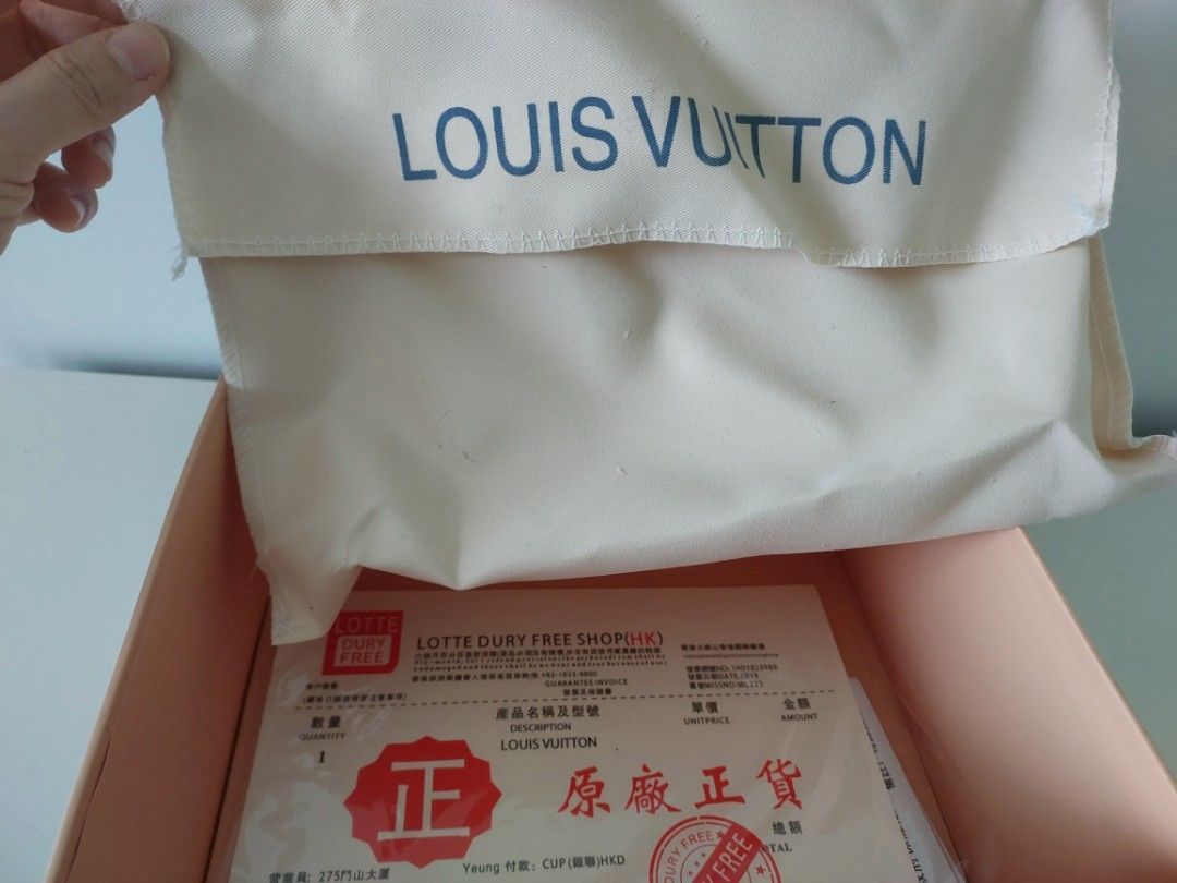 Louis Vuitton Gift Box with Dust bag and Certificate and receipt