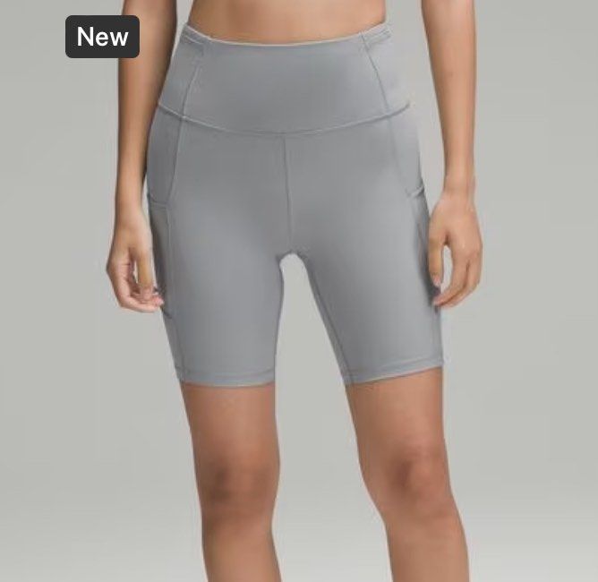 Lululemon fast and free grey 8 inch shorts, Women's Fashion, Activewear on  Carousell