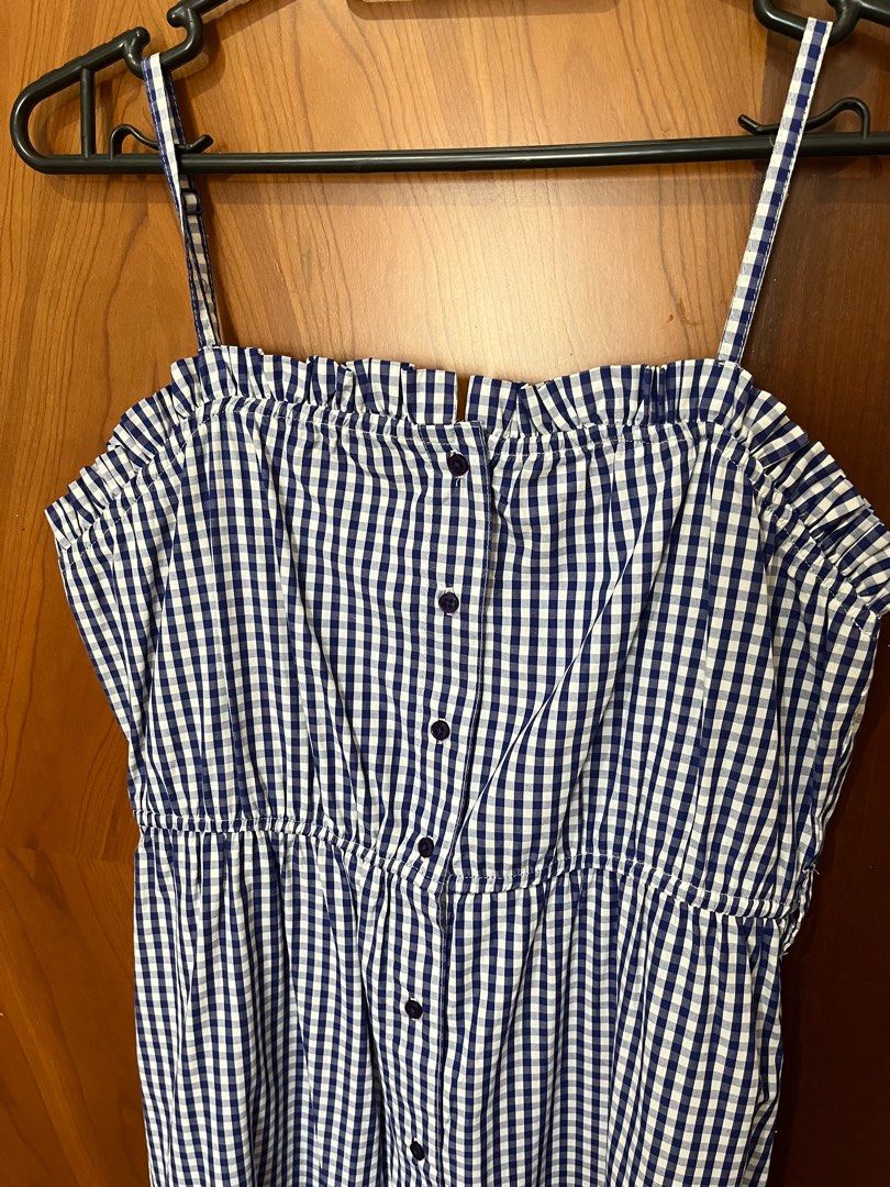 knee length dresses for ladies Harvest Wishes Rust Orange Gingham Midi Dress – Shop the Mint main image 0