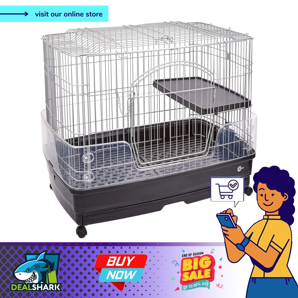 Marukan Clear Cage Medium Multicolor For Rabbits Medium Size Pet Supplies Homes Other Pet Accessories on Carousell