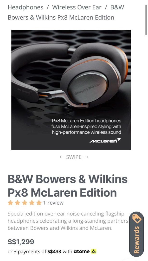 Bowers and wilkins hotsell rewards