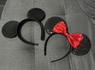 Mickey & Minnie Mouse Headbands Set