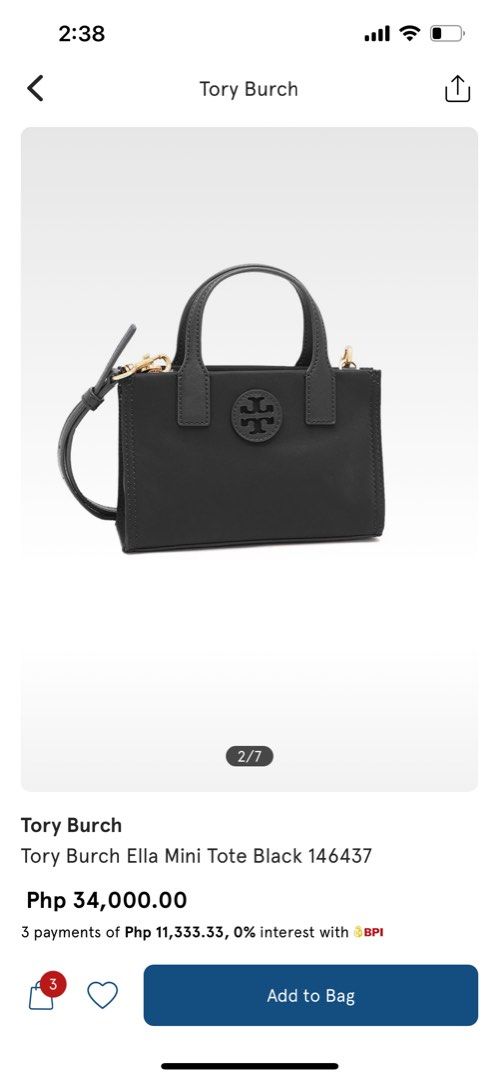 Mini Ella Tote Bag (Category: Luxury Bags & Wallets) located in Taguig. Submitted by house_of_petite (Listing ID 1287384832, Image 2). Description: Rfs: Naka stock lang sa closet Need a new owner Cost a lot from zalora website but selling for only fraction of a price. With free organizer. Bought separately. .