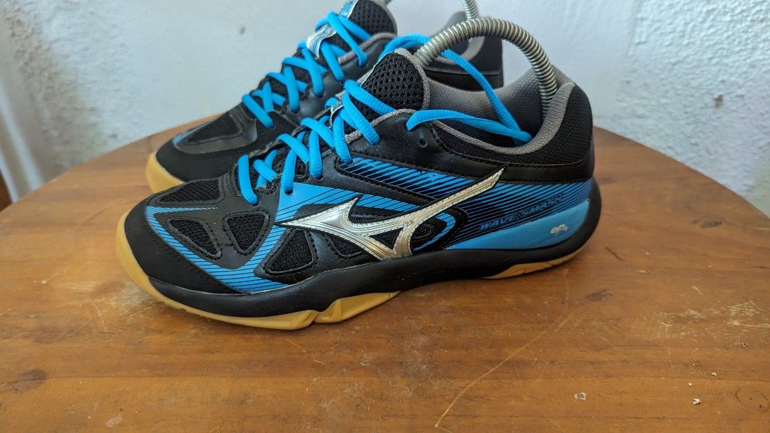 Mizuno Badminton shoes WAVE SMASH5 71GA1960 Black Silver Blue