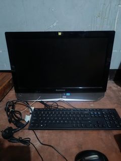Monitor, mouse and keyboard