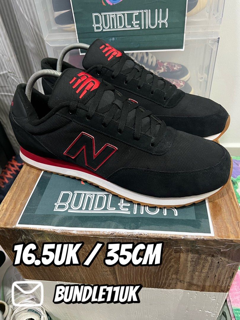 New balance 501 shop black red