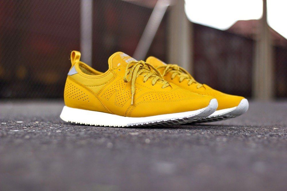 New Balance 600C Mustard Yellow Sneakers Men s Fashion Footwear Sneakers on Carousell