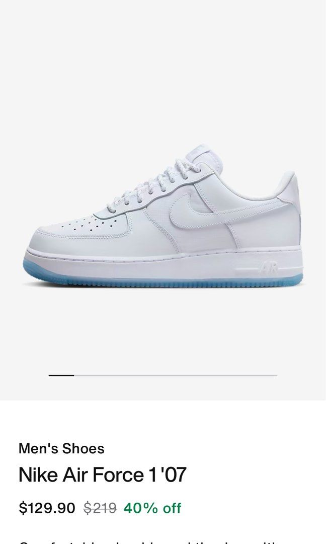Nike air force best sale 219 men's