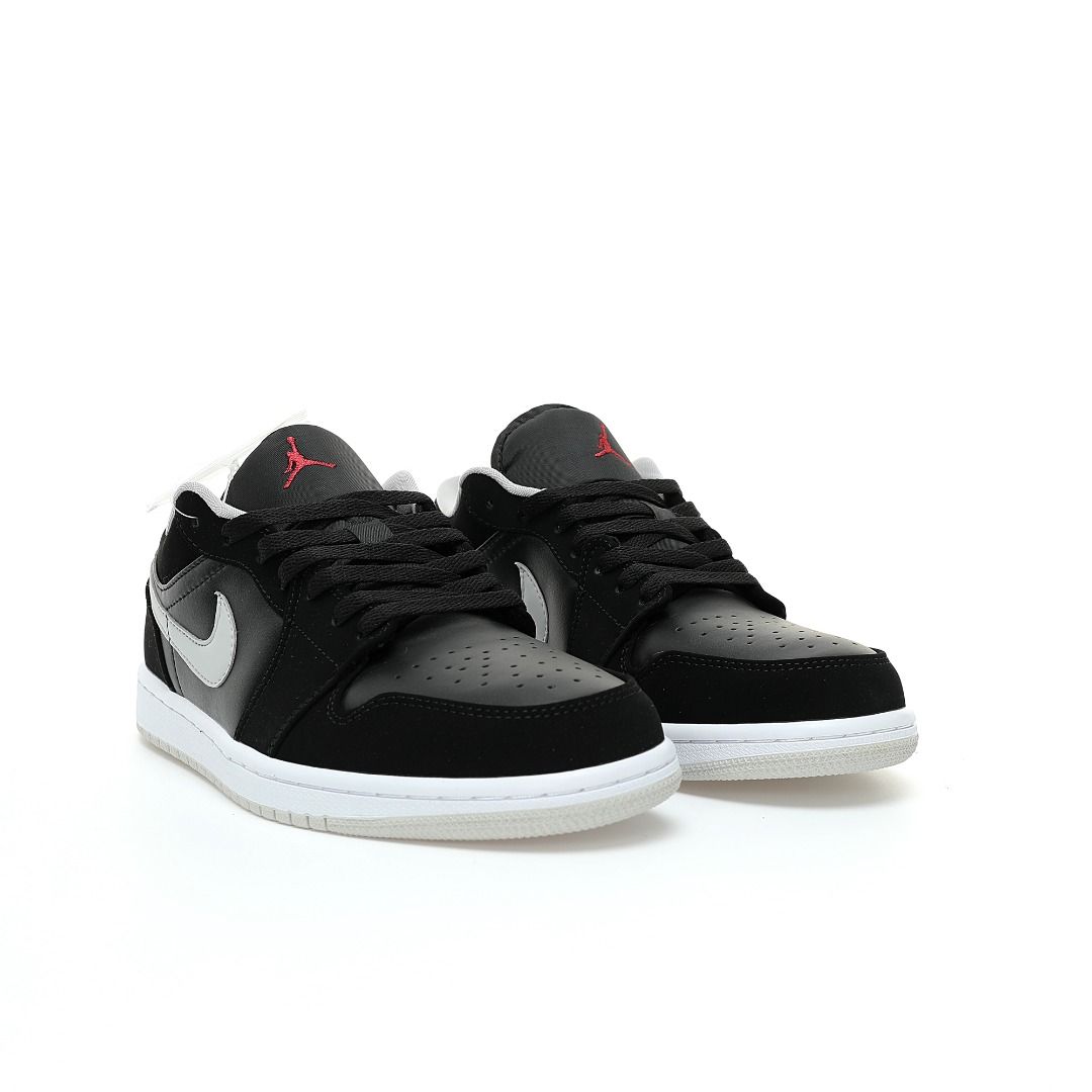 jordan 1 low black wolf grey