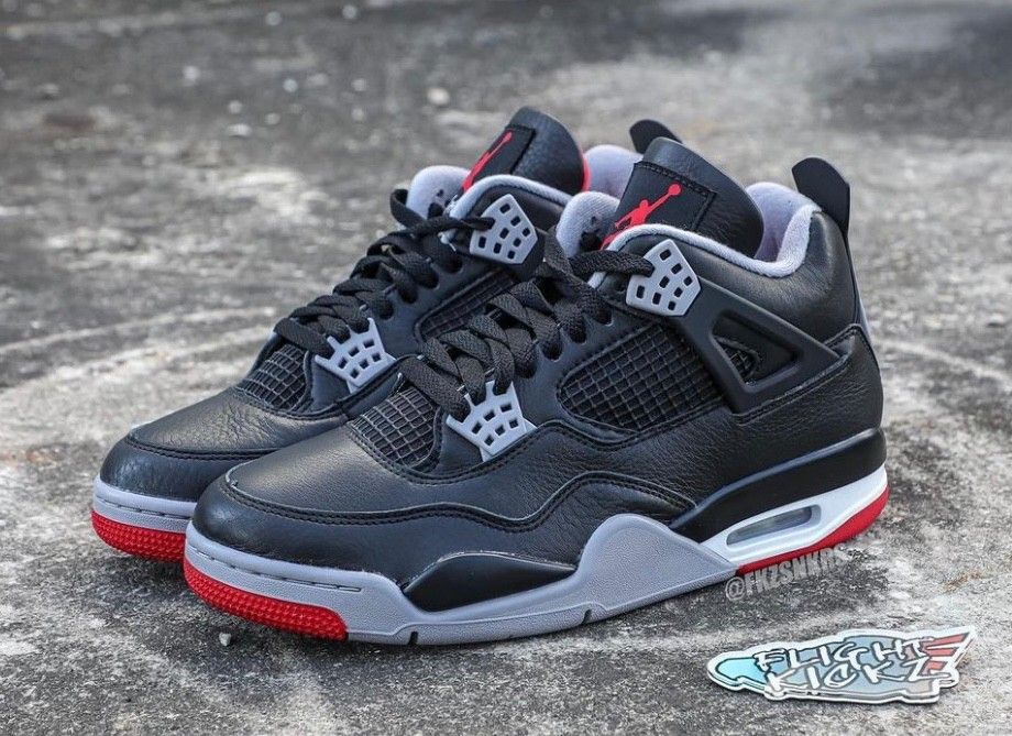 Nike air jordan discount 4 retro bred