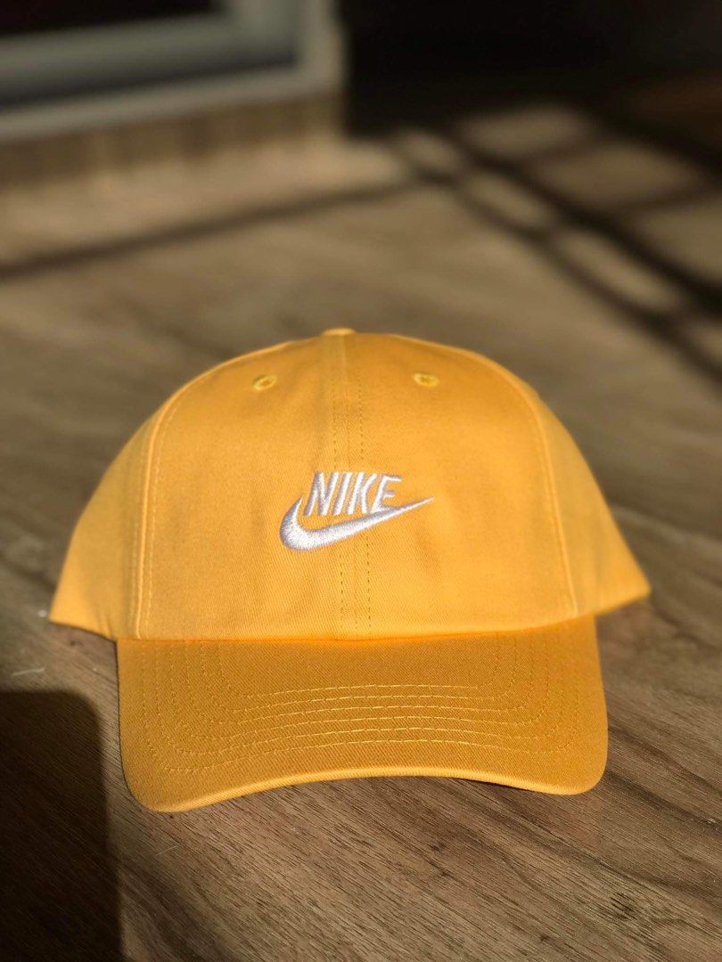 Yellow nike dad shop hat