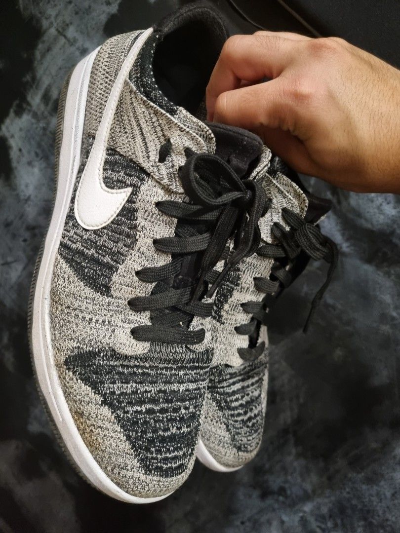 Nike Dunk Low Flyknit Oreo Men s Fashion Footwear Casual Shoes on Carousell