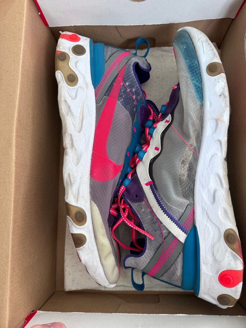 NIKE REACT ELEMENT 87 RED ORBIT US9.5 Men s Fashion Footwear