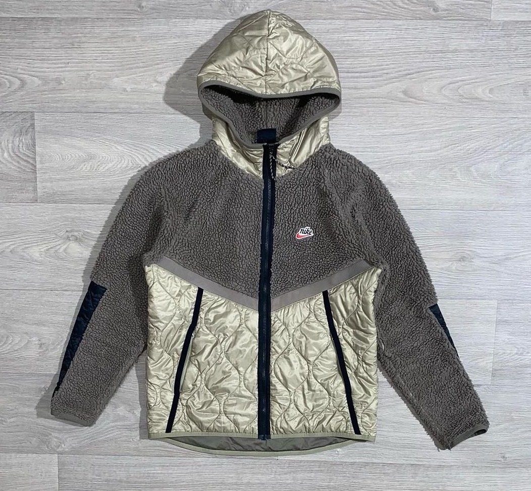 Nike Sherpa Fleece Jacket Men s Fashion Coats Jackets and