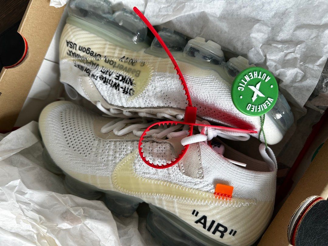 Nike the Ten VaporMax off white white brand new unworn Carousell