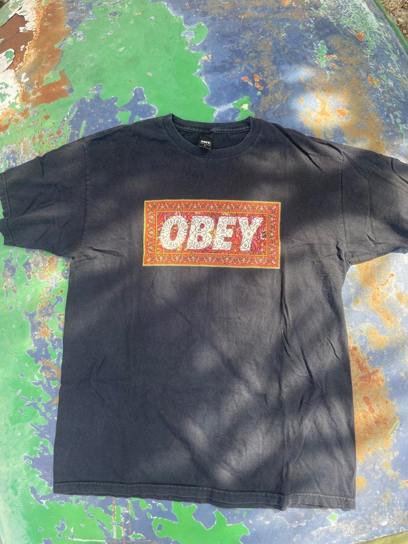 Obey box logo tee hotsell