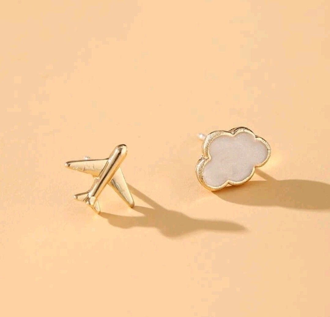 Aeroplane earrings best sale