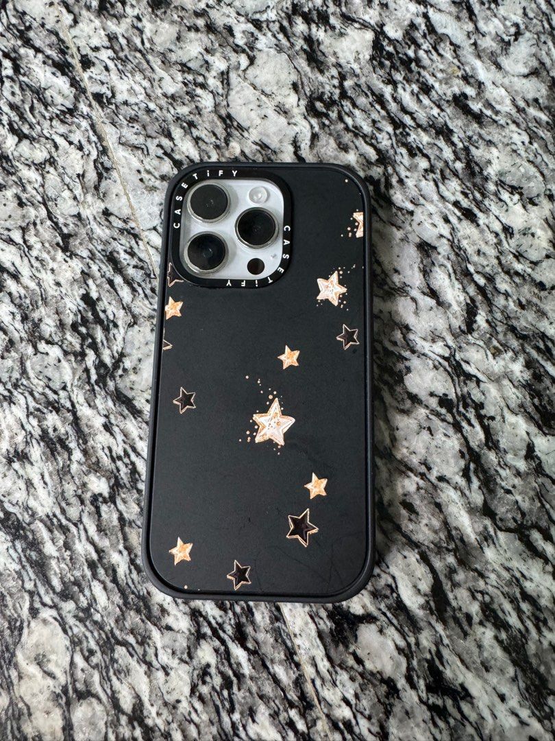 Original Casetify Black Starry night Magsafe iphone 14 pro case