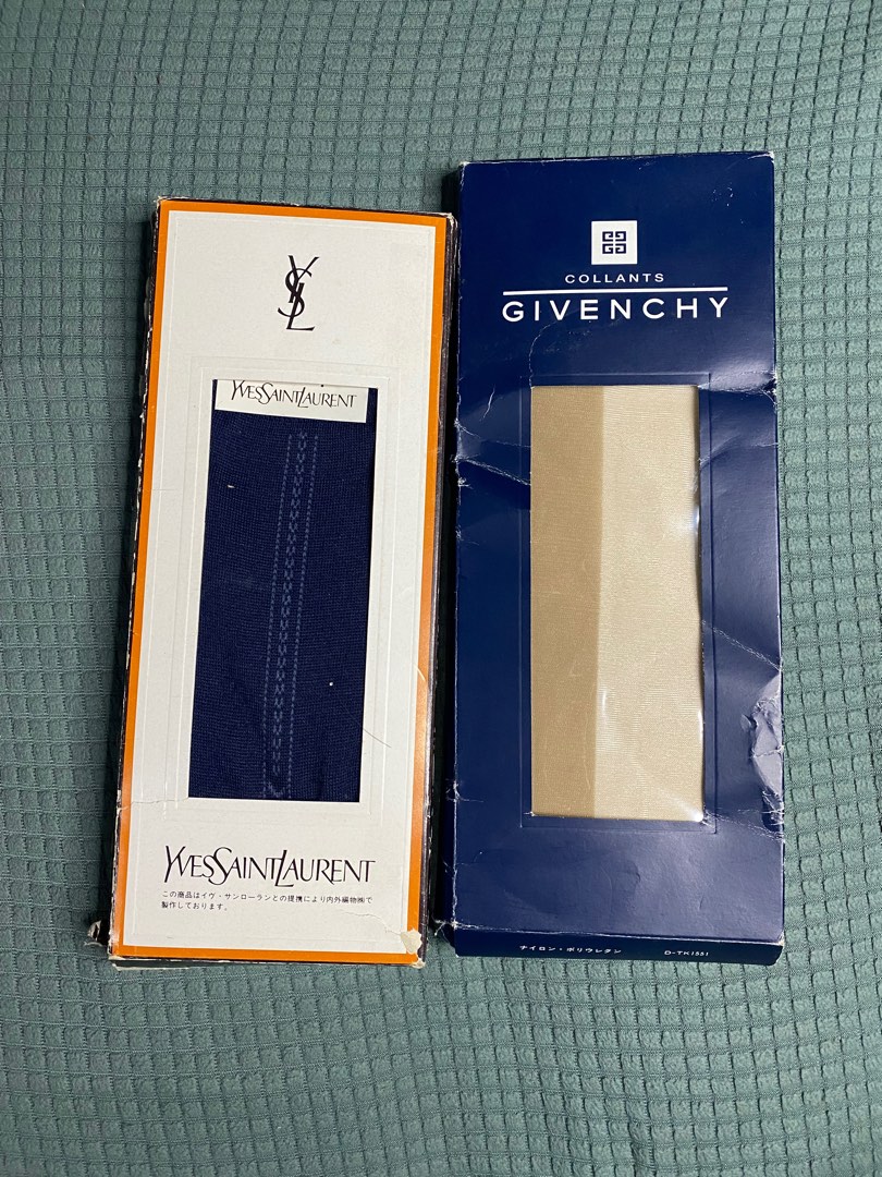 ORIGINAL YSL AND GIVENCHY STOCKINGS AND SOCKS BRANDED, Women's