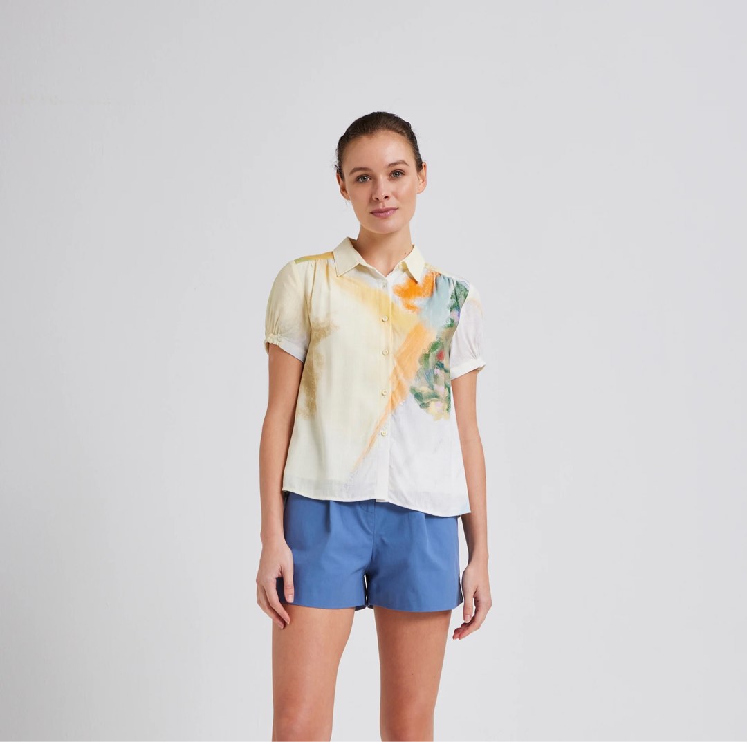 Cotton Cuffed Hem Shorts - Our Second Nature