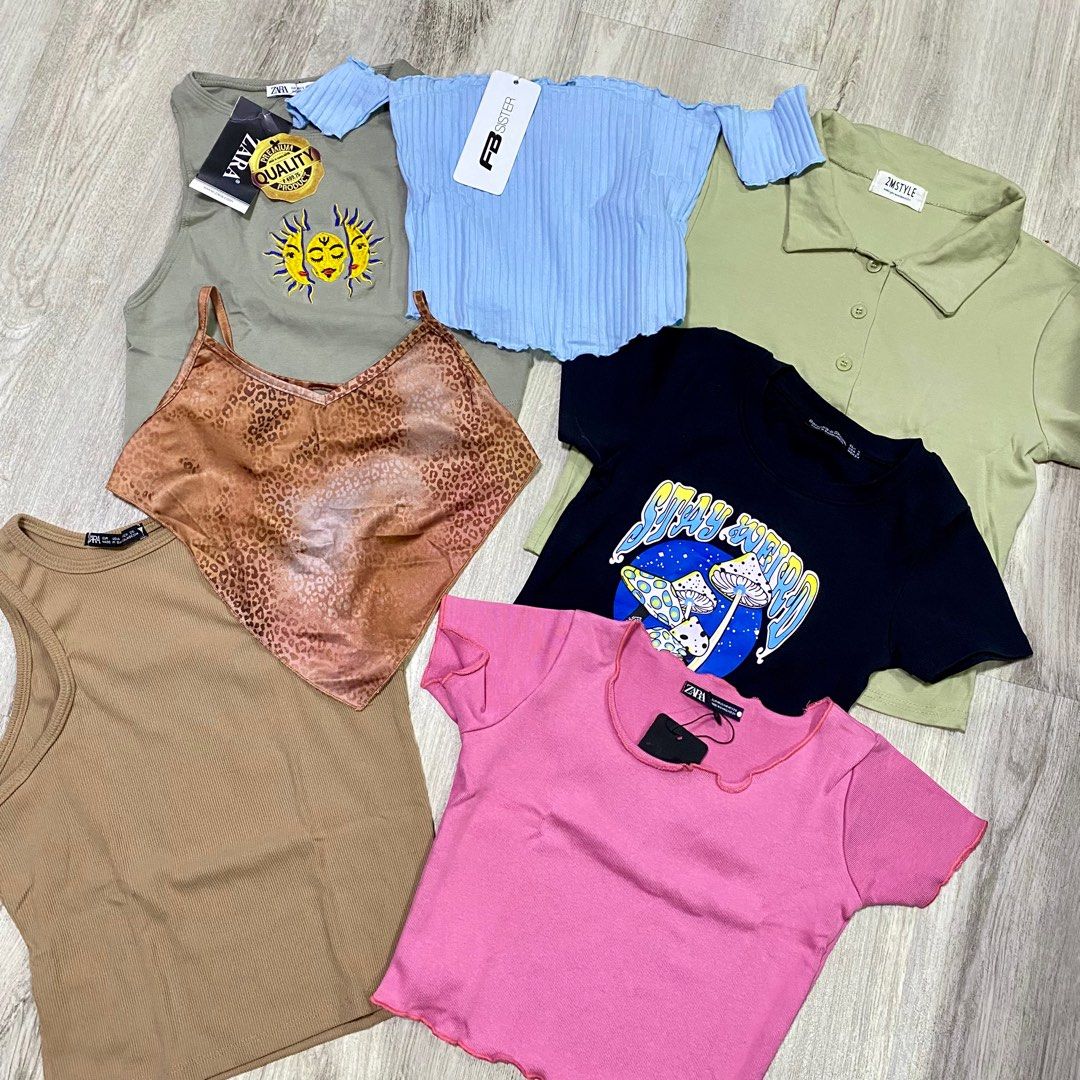10 PCS OVERRUNS BUNDLE | XS - S (Category: Shirts) located in Antipolo. Submitted by acecapsuleph (Listing ID 1287643431, Image 3). Description: ▫️Ang gaganda nito get niyo na! Super bagsak presyo na to ‼️ ▫️ITEMS: Mga tirang overruns nung naglalive selling pa ako 😊 (brandnew overruns, BKK) ▫️All with individual plastics ▫️ This bundle is recommended for XS-S body frame ▫️What you see is what you get ♥️ ▫️Payment first then checkout via orange a
