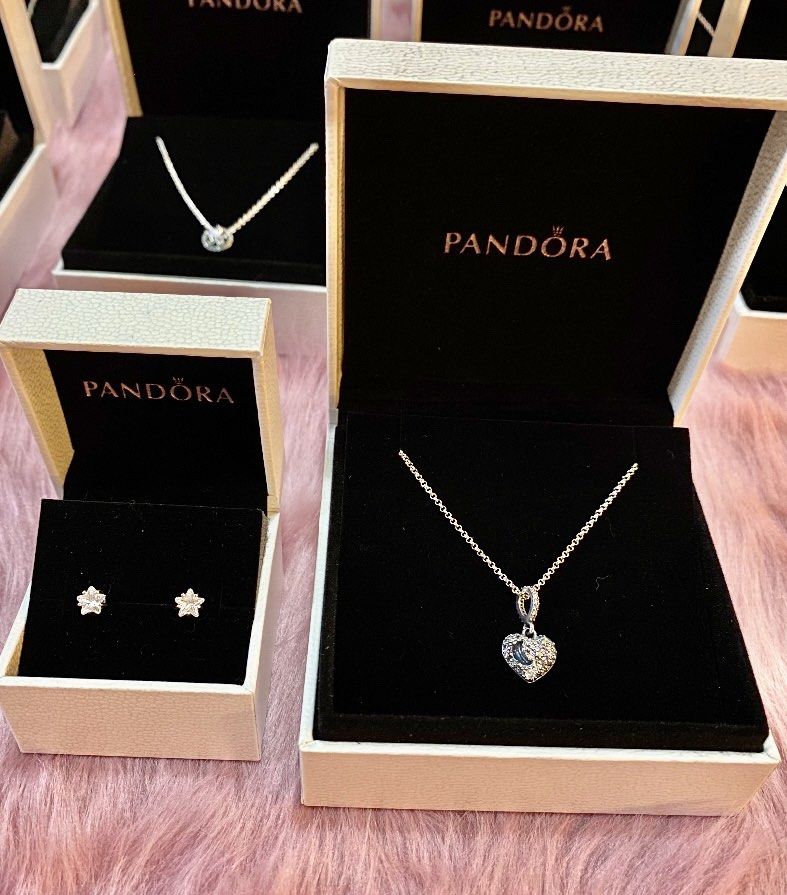 Pandora blue shop moon earrings