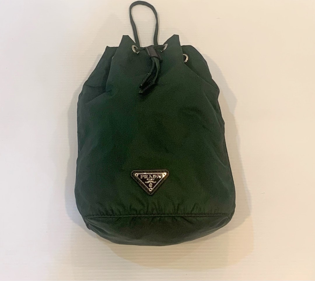 Prada drawstring pouch cheap