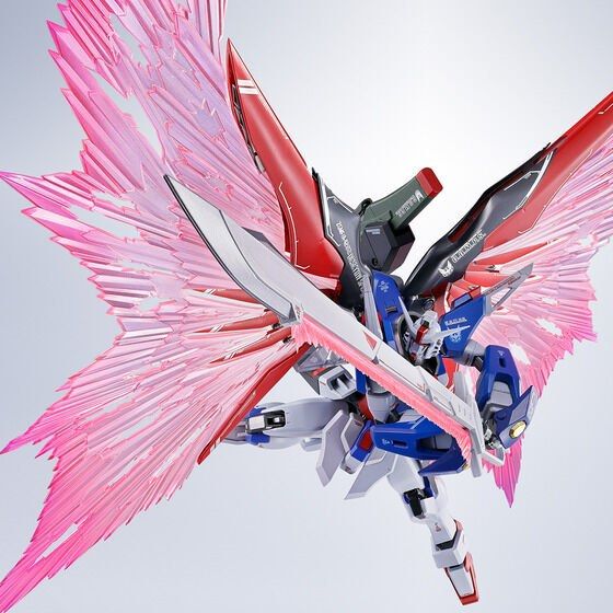 Premium bandai Metal Robot Spirits SIDE MS Destiny gundam spec ii & Wing of light (Category: Gundam Model Kits) located in Singapore. Submitted by ongzai (Listing ID 1287400140, Image 1). Description: Preorder bundle set Destiny gundam and wing of light & effect set Deposit 50 Will arrive around Aug.