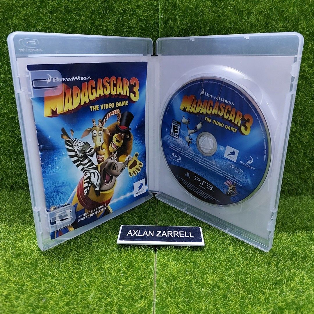 PS3 Madagascar 3 The Video Game Dreamworks, Video Gaming, Video Games,  PlayStation on Carousell