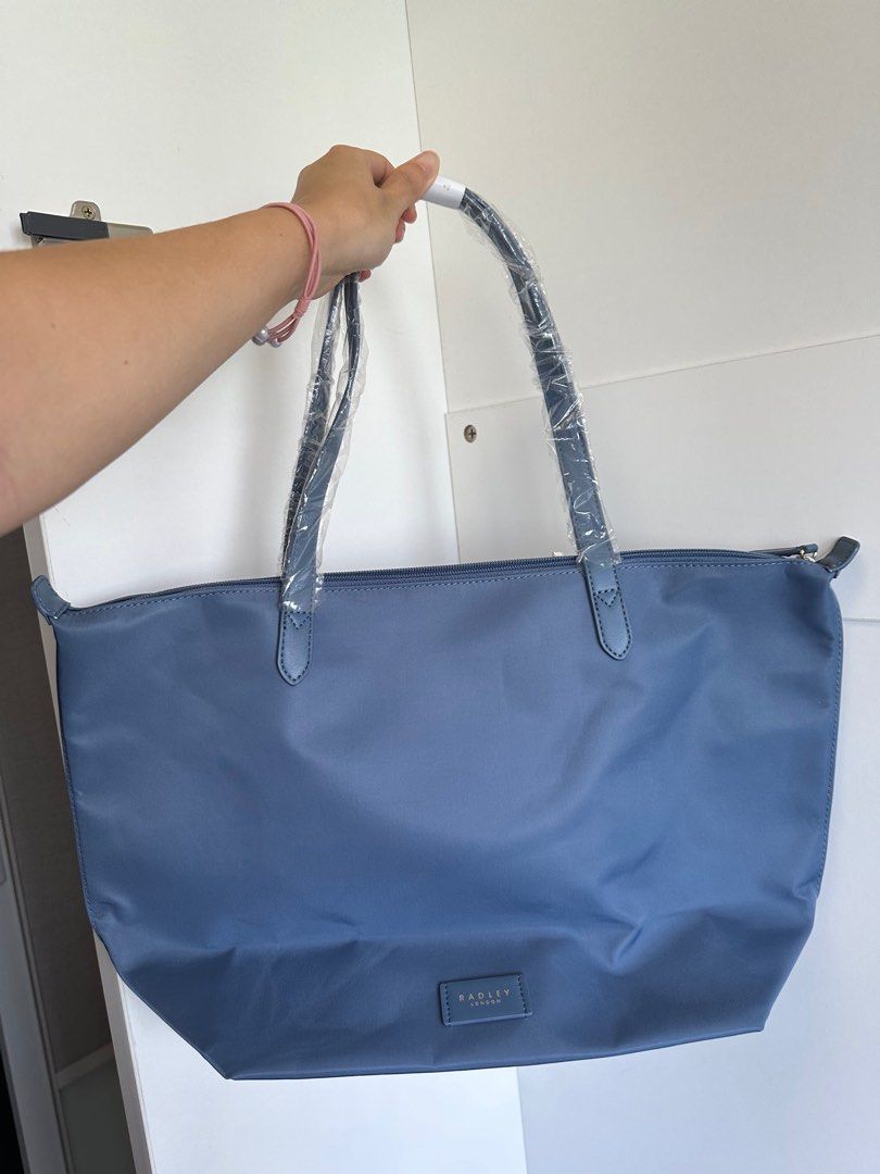 Radley navy tote bag cheap
