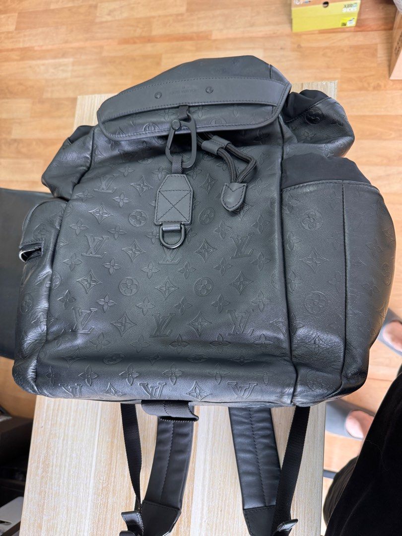 Rarely used Louis Vuitton Trekking Backpack in Monogram Shadow Calf Leather M43680