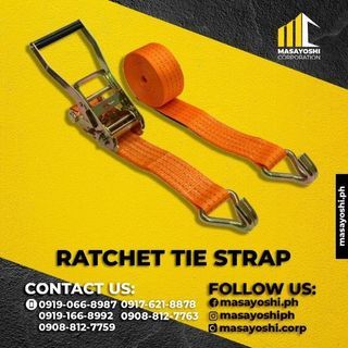 Ratchet Tie Strap | Lifter | Tie Strap | Lifting Equipment | Lift | Trailer Strap | Strap | Safety Strap
