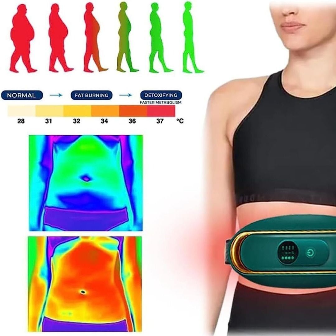 Ready Stock! Brand New Electric Slimming Belt Waist Belly Tummy