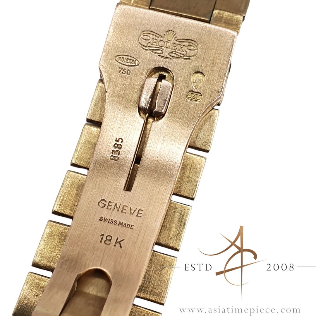 Rolex Custom 8385 President Bracelet 20mm in 18K Gold Luxury Accessories on Carousell