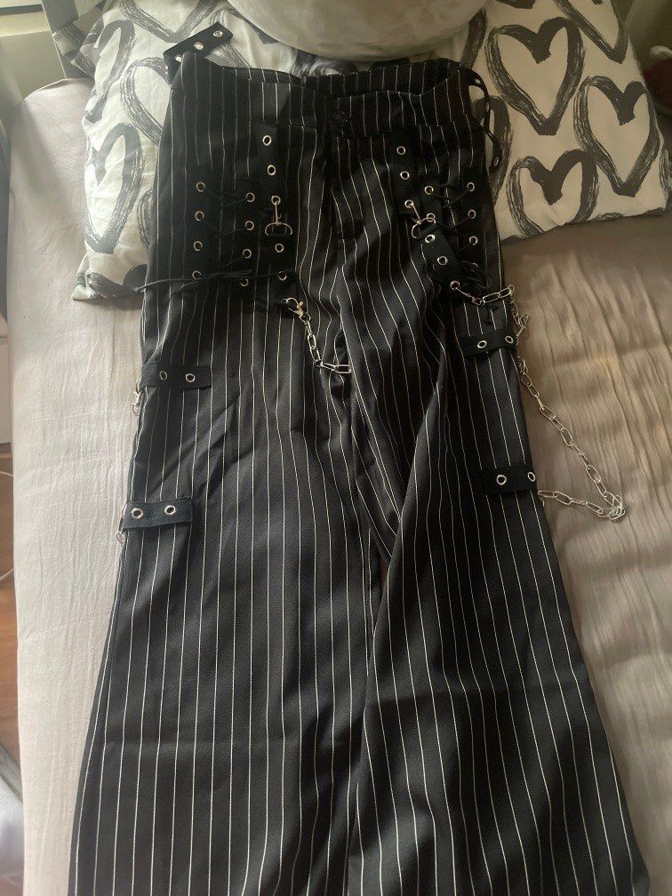 Romwe striped pants hotsell