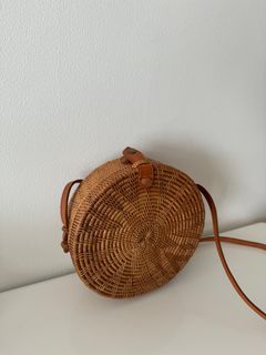 Round Beach Weave Bag