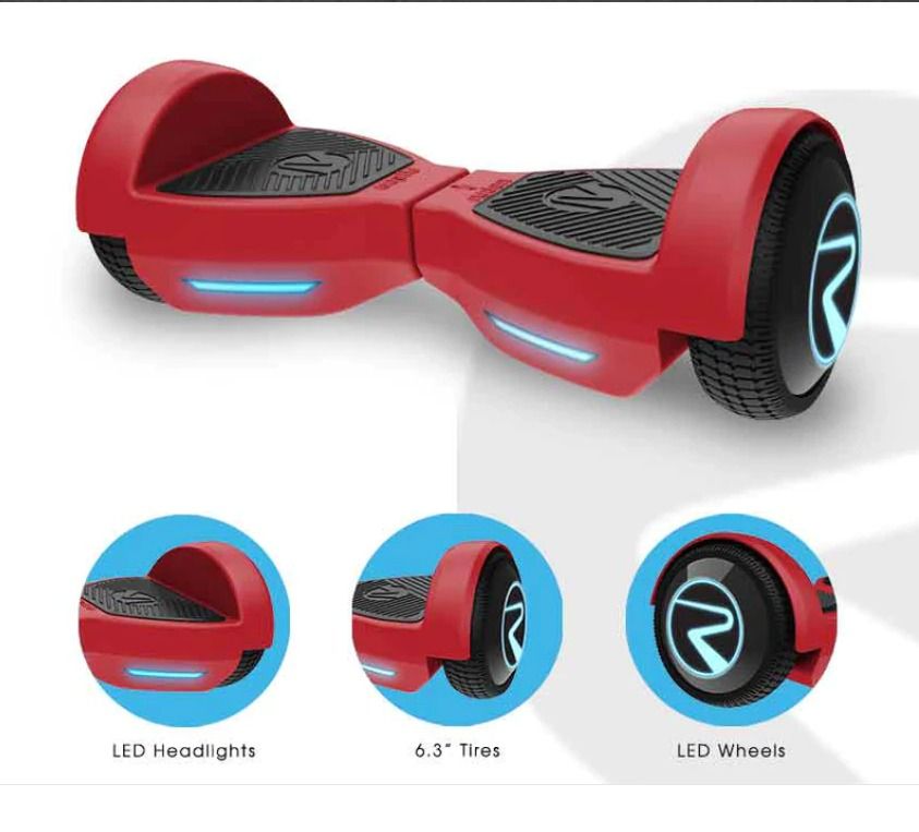 Rydon zoom xp hoverboard with led lights reviews clearance