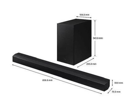 Samsung B Series Soundbar with Subwoofer HW C450 XM Audio