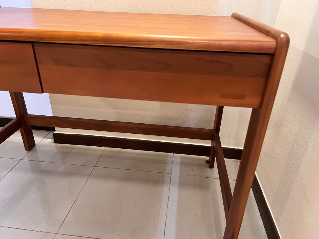 Scanteak 105CM WRITING TABLE Furniture Home Living Furniture