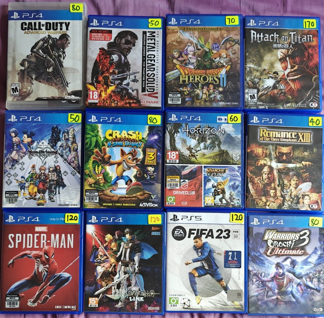 2nd hand store ps4 game