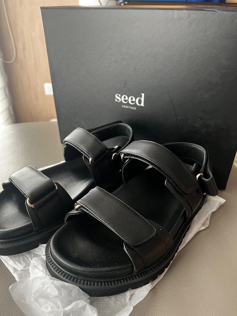 Seed Heritage Mila Sandals (Category: Sandals) located in Manila. Submitted by declutteringacct (Listing ID 1287381287, Image 1). Description: Bought directly from Seed AU. Comes with box and receipt. I have only used this pair once. .