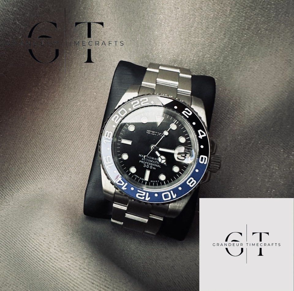 Seiko Mods Batman GMT Master Men's Fashion, Watches