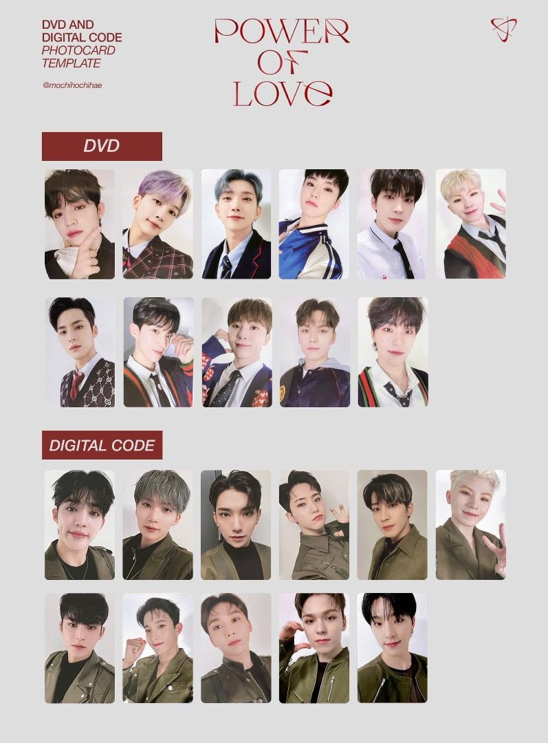 Seventeen Power Of Love Dvd Joshua Hong Photocard Seventeen ALWAYS 