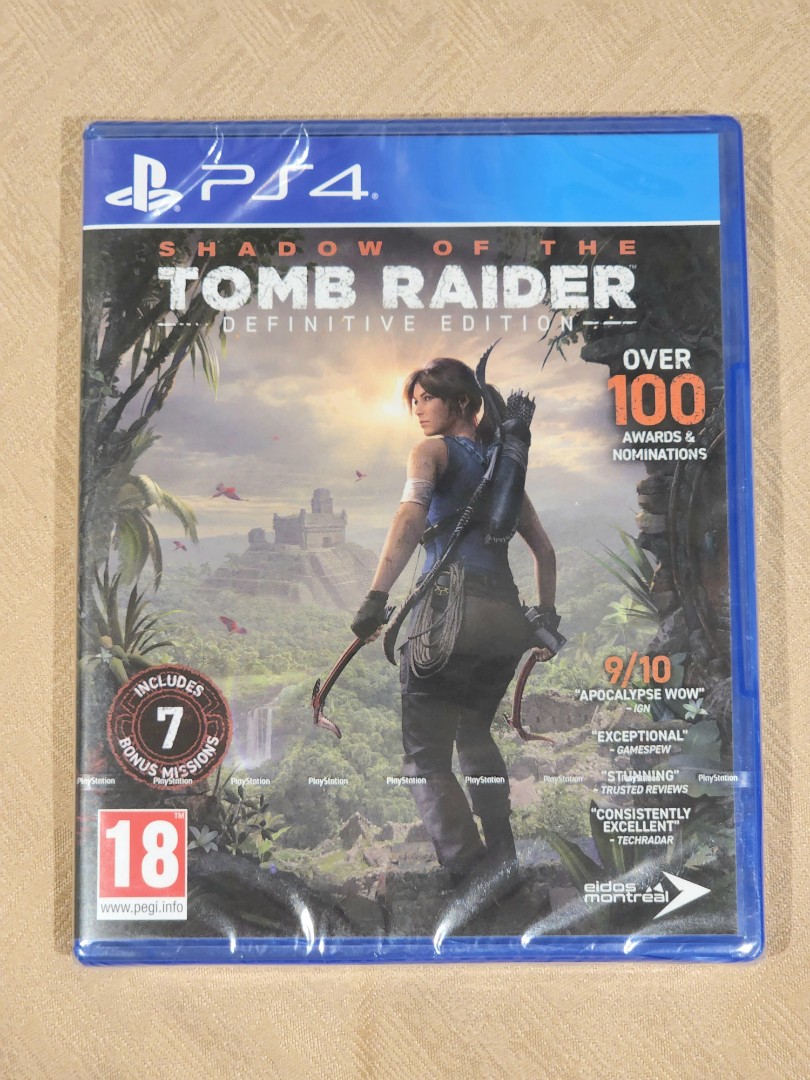 Tomb Raider Definitive Edition PS4 **BRAND NEW & SEALED!!** (PS5  Compatible)