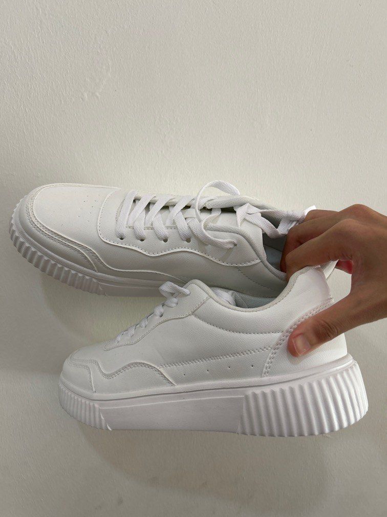 White SHEIN Sneakers | Junk Mail