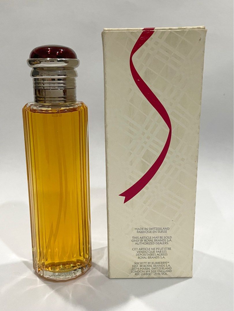 Society by Burberrys 100ml Edt Spray Burberry Society Red Ribbon