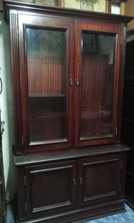 Solid Wood Display Cabinet/Platera