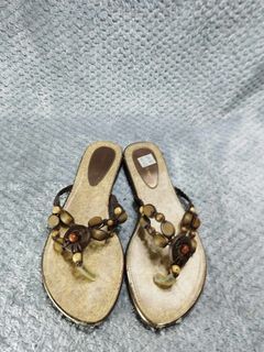 Sorridere Brown Leather Flats