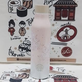Starbucks Sakura 2023 Romantic Blossom Stainless Bottle (384 ml)
