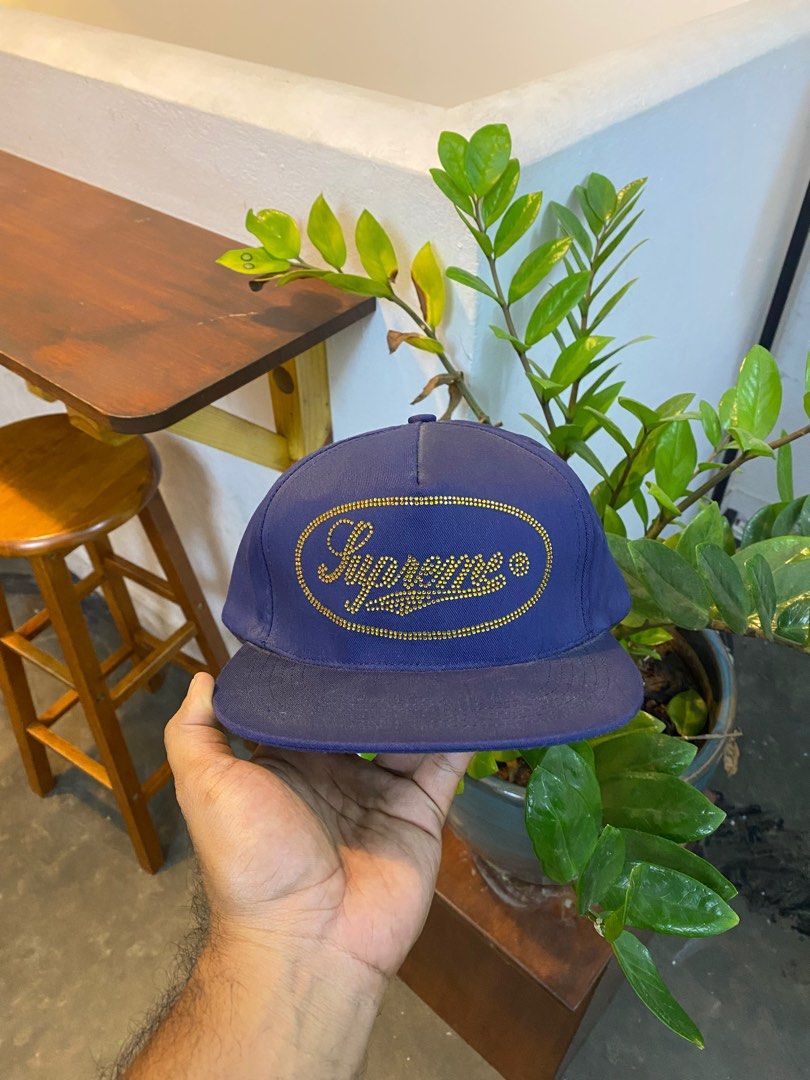 Supreme studded script logo 5 panel new arrivals